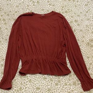 Target ruffled top